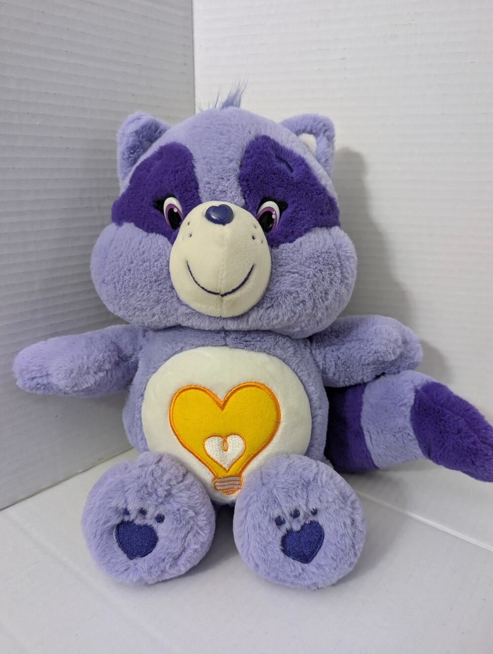 2017 Care Bears Cousins Bright Heart Purple Raccoon